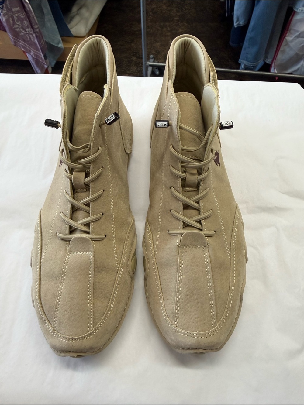 DBECK Men’s Beige Driving Racing Shoes EU 45 US 11